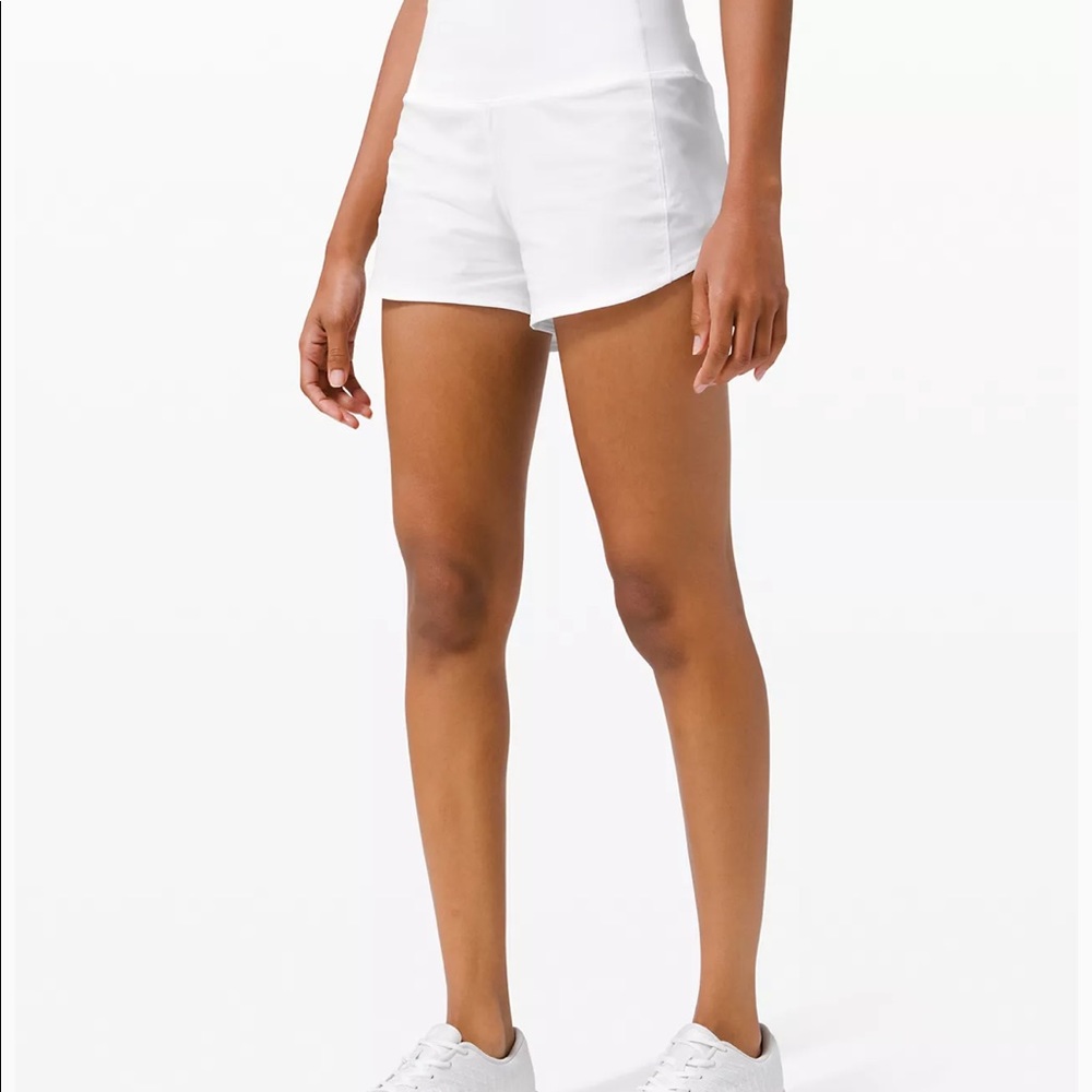 Lululemon Speed Up High Rise Shorts 2.4” in Dusty Lavender